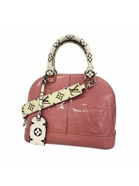 Louis Vuitton Handbag Vernis Alma BB Rose Blush 2-Way Bag